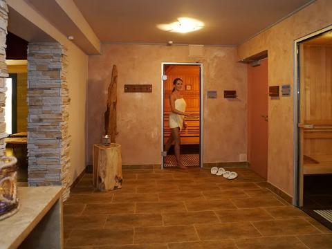 Ostseehotel - Villen im Park: Der Saunabereich bietet Ihnen eine finnische Sauna, Bio-Sauna, Infrarot-Kabine, uvm. Der Saunabereich bietet Ihnen eine finnische Sauna, Bio-Sauna, Infrarot-Kabine, uvm.