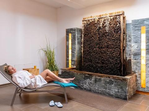 Ostseehotel - Villen im Park: Entspannung pur: Die Salz Lounge im ANCONIA SPA des Ostseehotels Villen im Park Entspannung pur: Die Salz Lounge im ANCONIA SPA des Ostseehotels Villen im Park
