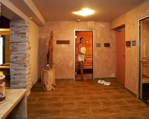 Der Saunabereich des ANCONIA SPA bietet eine Vielzahl an Saunen