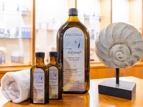 Ostseehotel - Villen im Park: Hochwertige Produkte, die Ihr Wellnesserlebnis vervollständigen Hochwertige Produkte, die Ihr Wellnesserlebnis vervollständigen