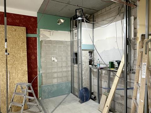 Die Bauarbeiten schreiten voran